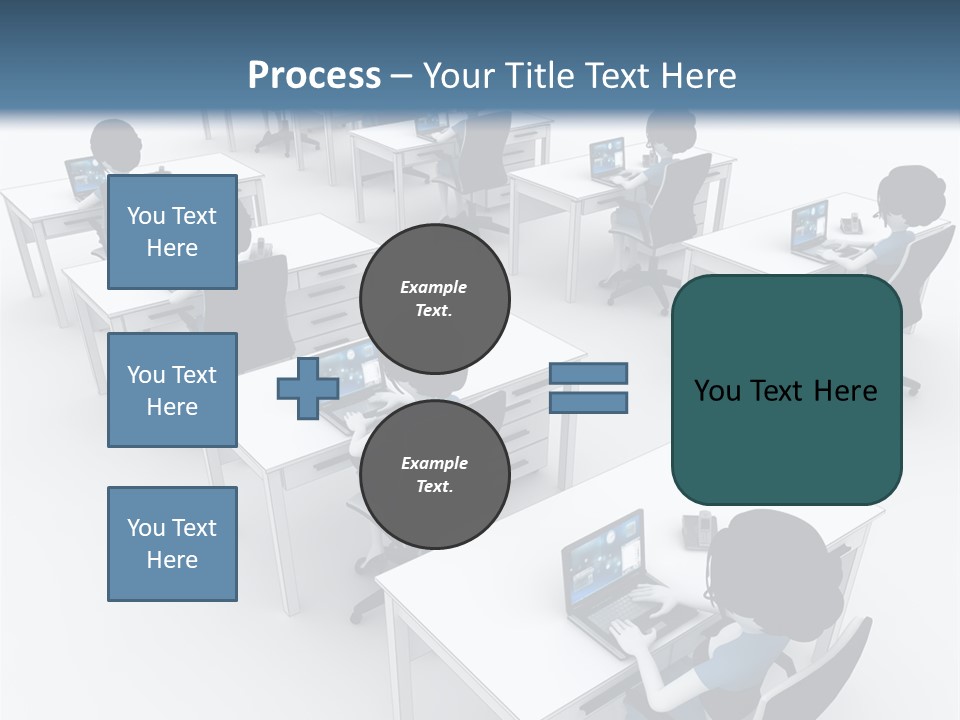 Helpdesk Info Teamwork PowerPoint Template