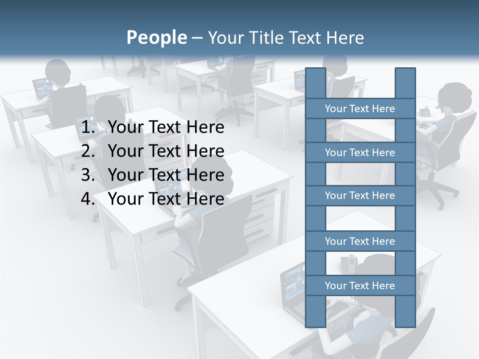 Helpdesk Info Teamwork PowerPoint Template