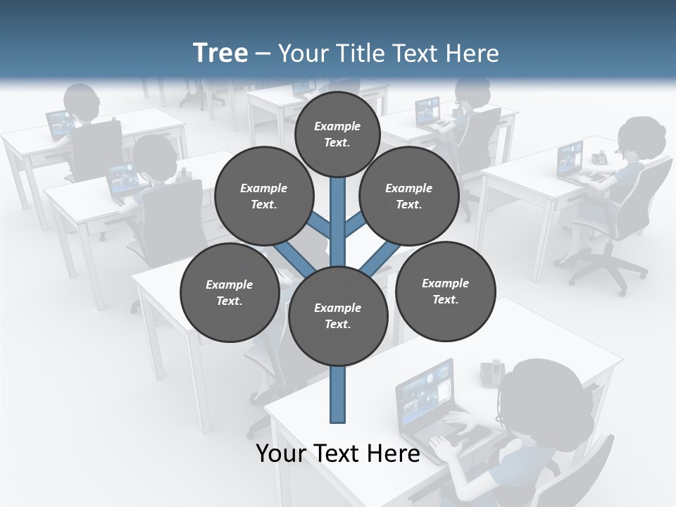 Helpdesk Info Teamwork PowerPoint Template