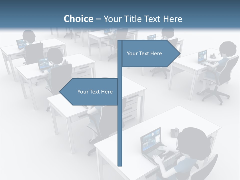 Helpdesk Info Teamwork PowerPoint Template