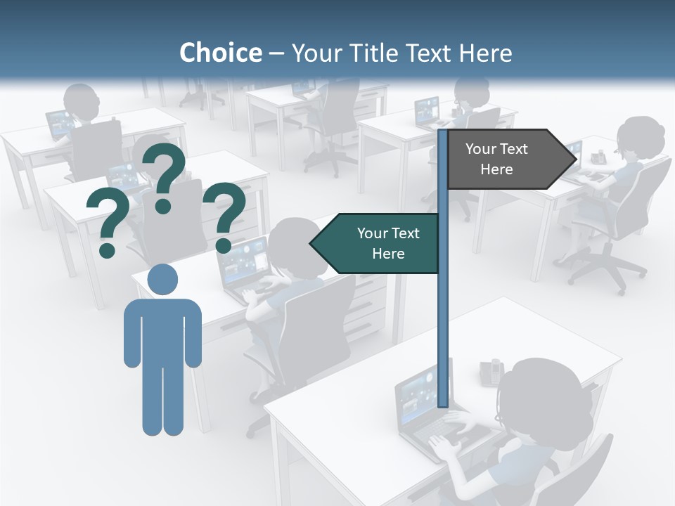 Helpdesk Info Teamwork PowerPoint Template