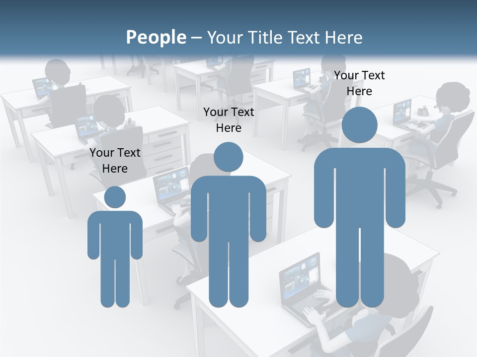 Helpdesk Info Teamwork PowerPoint Template