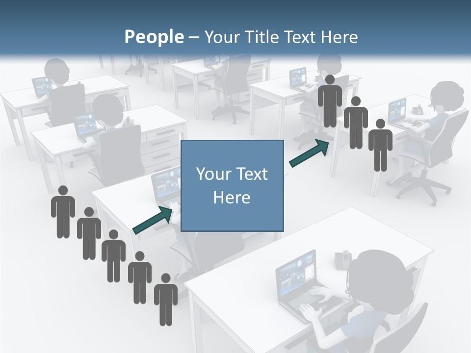 Helpdesk Info Teamwork PowerPoint Template