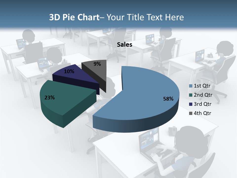 Helpdesk Info Teamwork PowerPoint Template