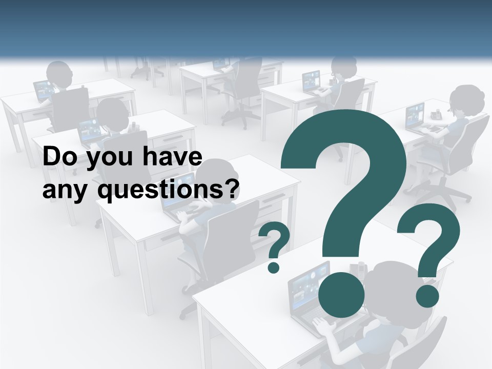 Helpdesk Info Teamwork PowerPoint Template