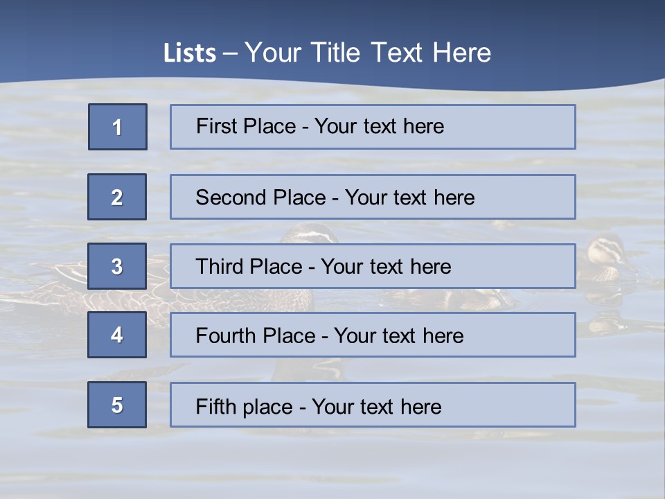 Fowl Young Bird PowerPoint Template
