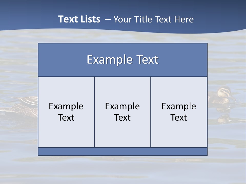 Fowl Young Bird PowerPoint Template