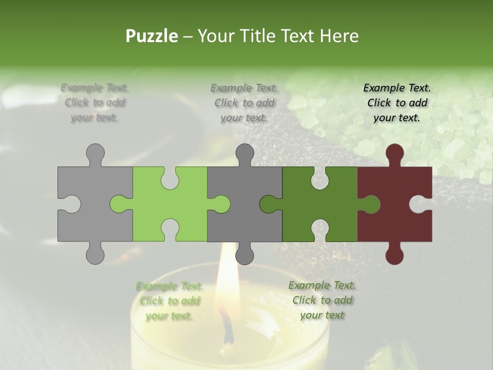 Life Relaxation Vertical PowerPoint Template