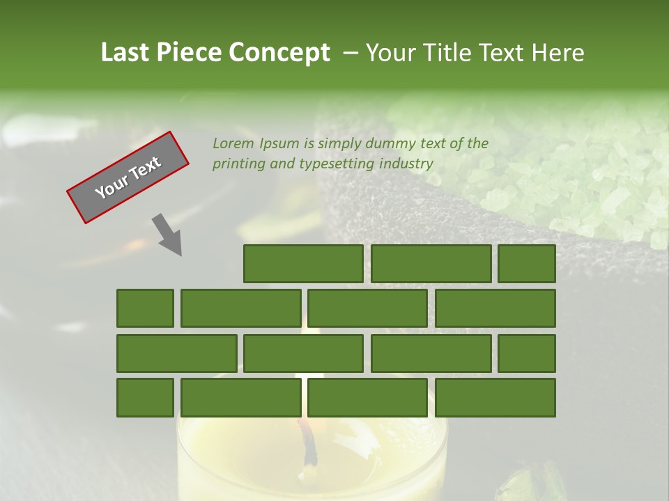 Life Relaxation Vertical PowerPoint Template