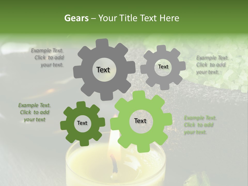 Life Relaxation Vertical PowerPoint Template