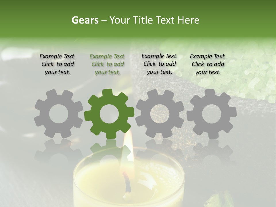 Life Relaxation Vertical PowerPoint Template