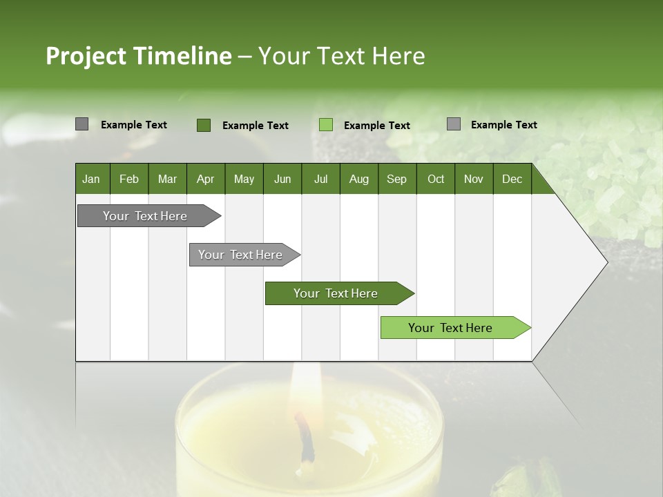 Life Relaxation Vertical PowerPoint Template