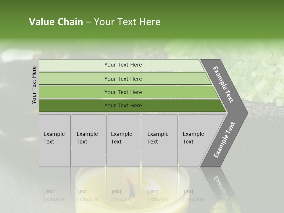 Life Relaxation Vertical PowerPoint Template