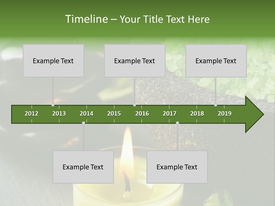 Life Relaxation Vertical PowerPoint Template