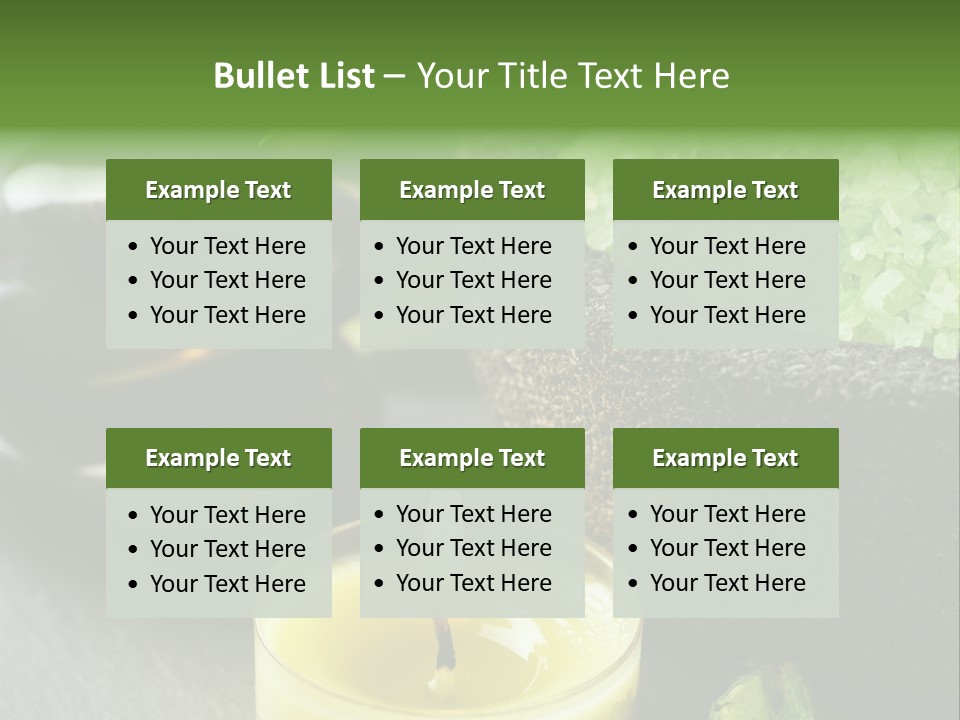Life Relaxation Vertical PowerPoint Template