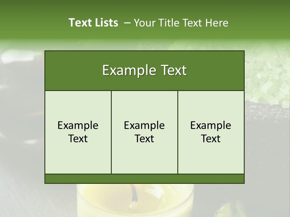 Life Relaxation Vertical PowerPoint Template