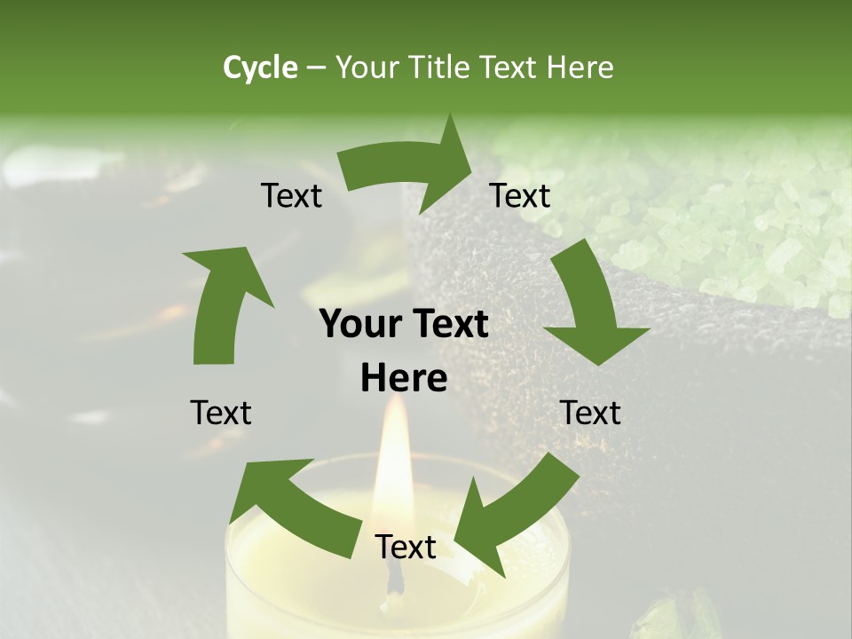 Life Relaxation Vertical PowerPoint Template