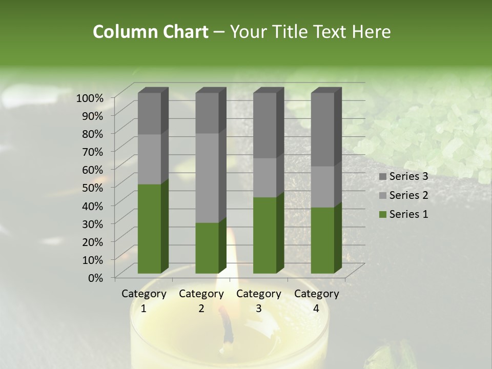 Life Relaxation Vertical PowerPoint Template