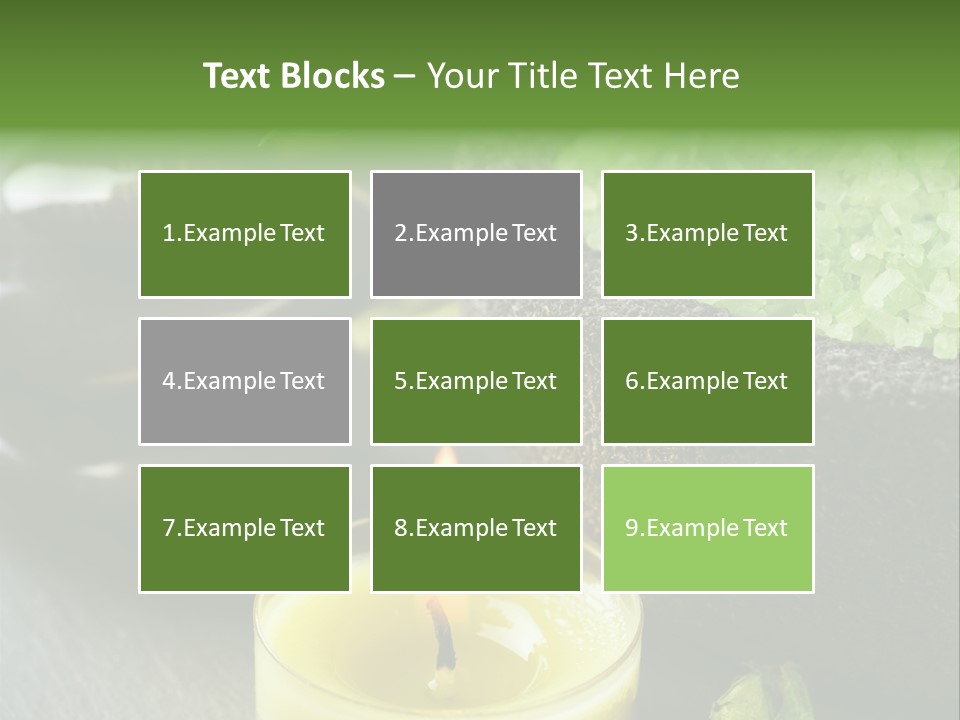 Life Relaxation Vertical PowerPoint Template