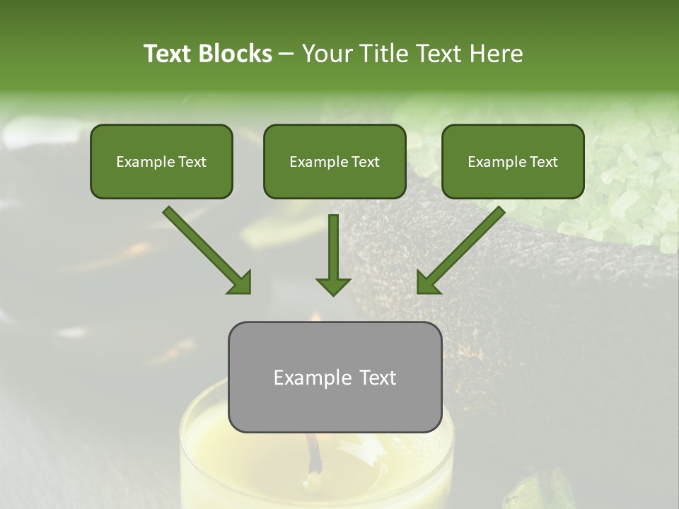 Life Relaxation Vertical PowerPoint Template