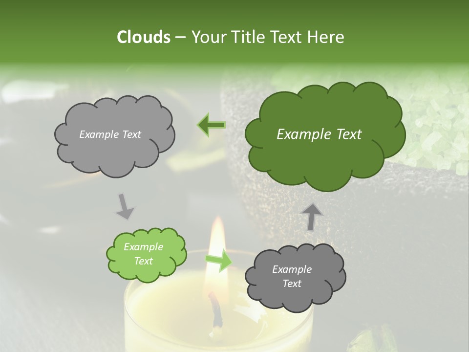 Life Relaxation Vertical PowerPoint Template