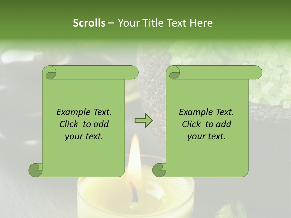 Life Relaxation Vertical PowerPoint Template