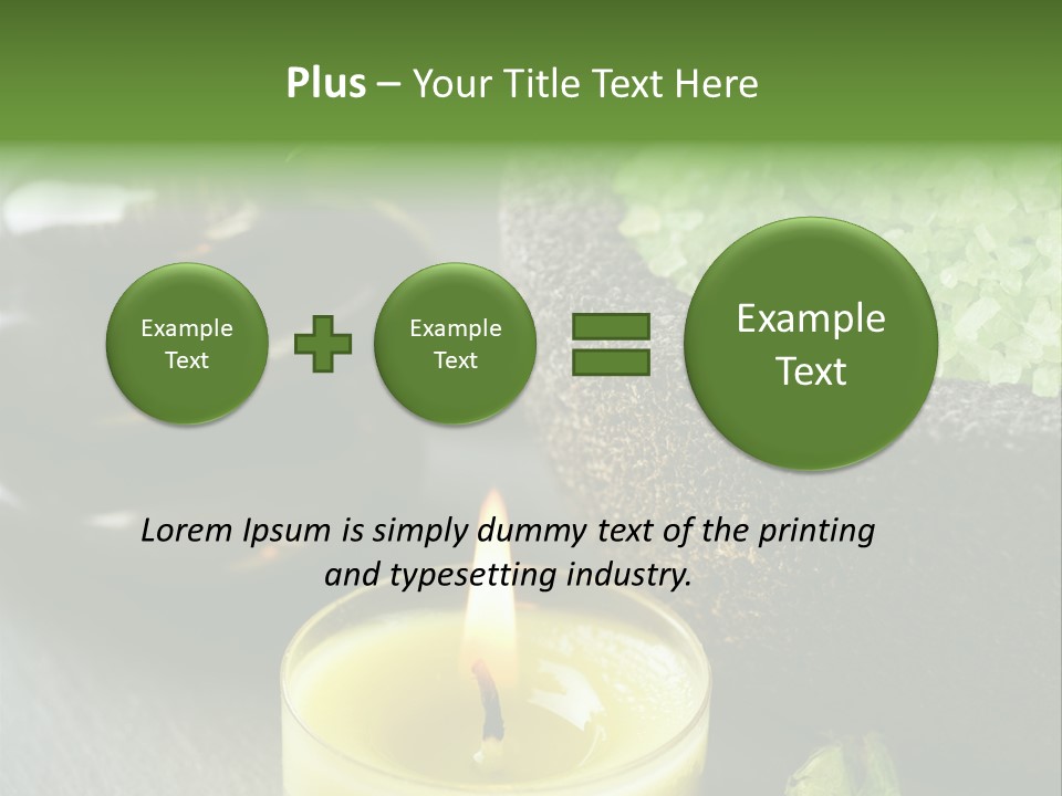 Life Relaxation Vertical PowerPoint Template