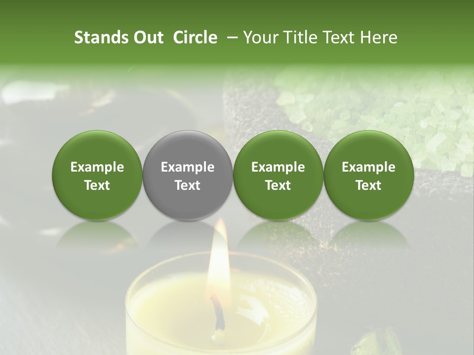 Life Relaxation Vertical PowerPoint Template