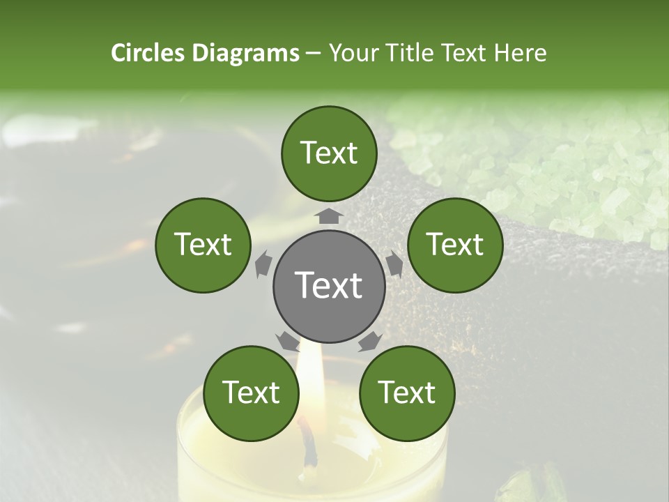 Life Relaxation Vertical PowerPoint Template