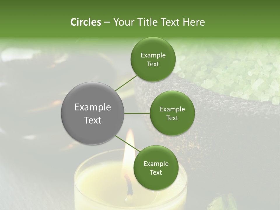 Life Relaxation Vertical PowerPoint Template