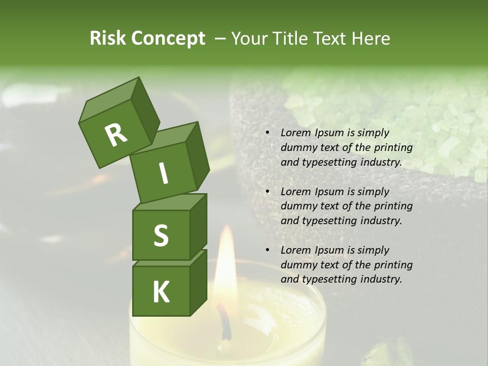 Life Relaxation Vertical PowerPoint Template