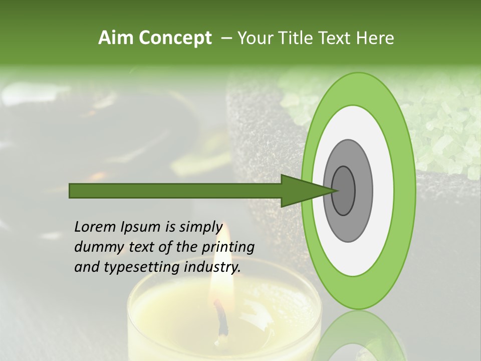 Life Relaxation Vertical PowerPoint Template