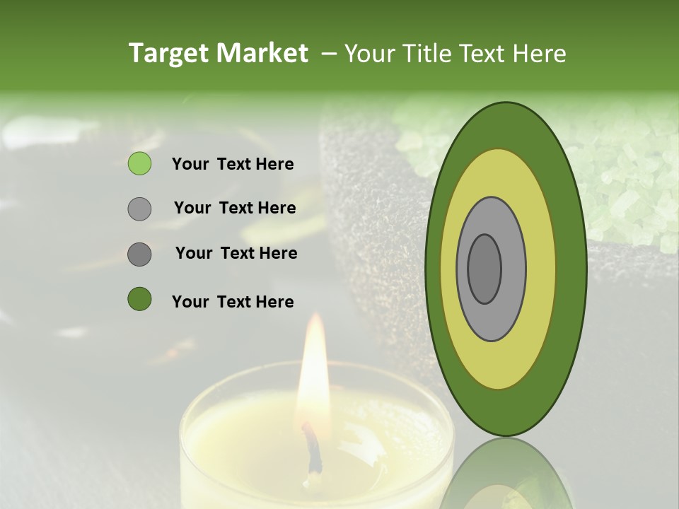 Life Relaxation Vertical PowerPoint Template