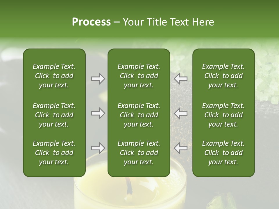 Life Relaxation Vertical PowerPoint Template
