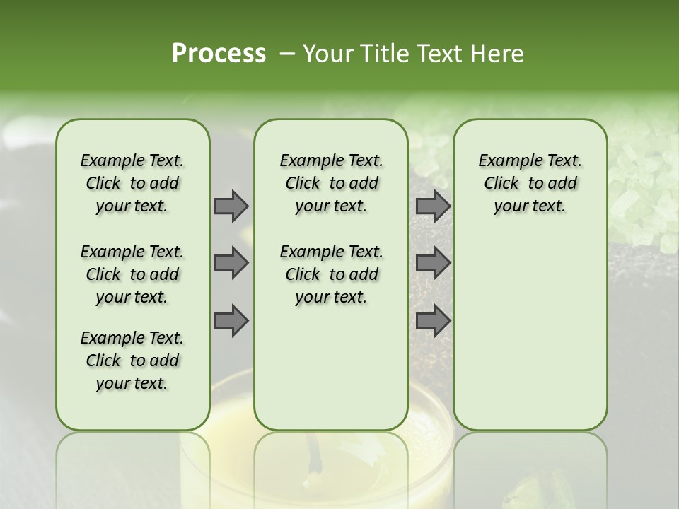 Life Relaxation Vertical PowerPoint Template
