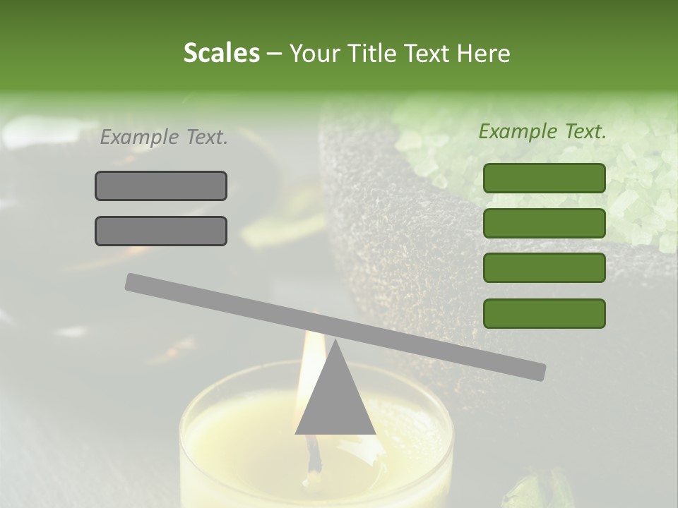 Life Relaxation Vertical PowerPoint Template