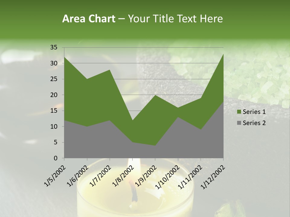 Life Relaxation Vertical PowerPoint Template