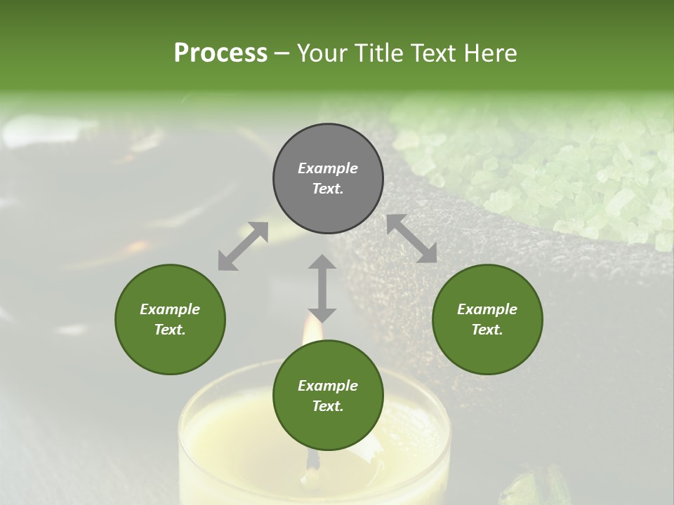 Life Relaxation Vertical PowerPoint Template