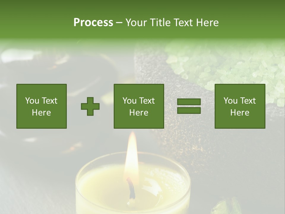 Life Relaxation Vertical PowerPoint Template