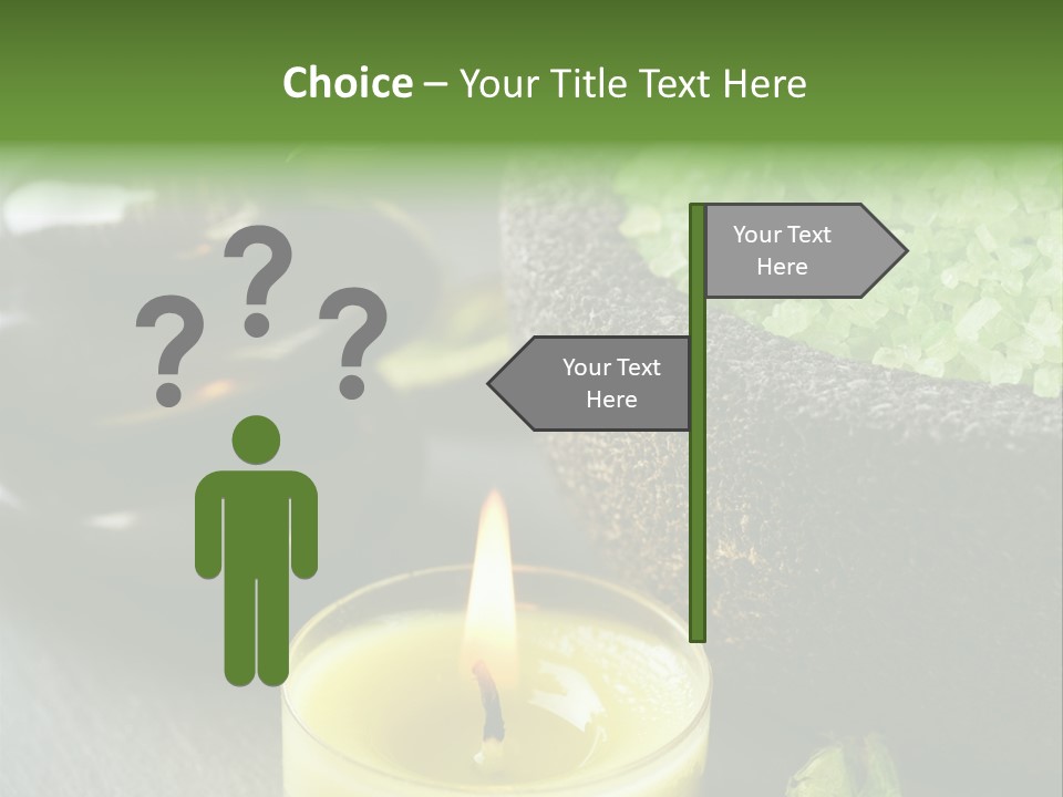 Life Relaxation Vertical PowerPoint Template