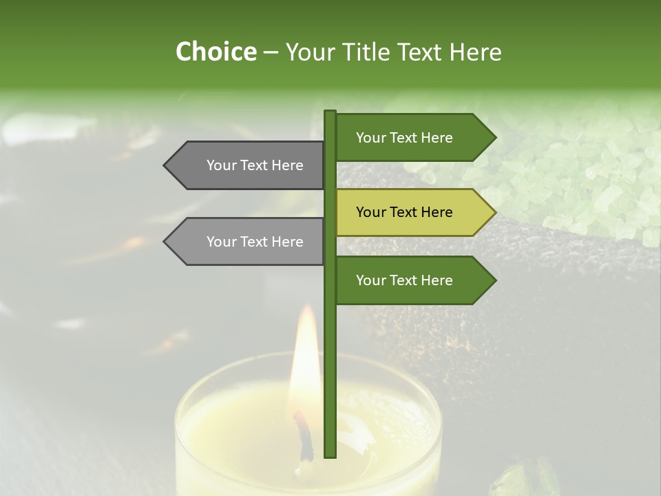 Life Relaxation Vertical PowerPoint Template