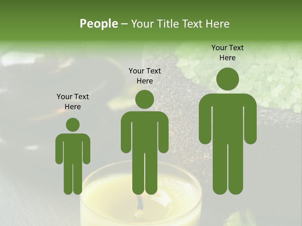 Life Relaxation Vertical PowerPoint Template