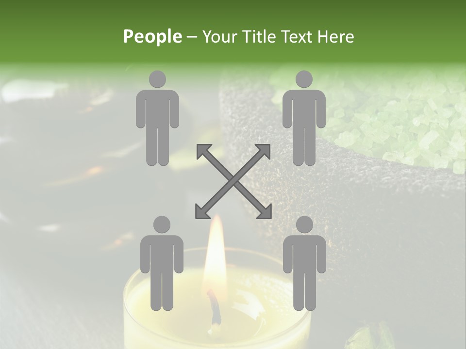 Life Relaxation Vertical PowerPoint Template