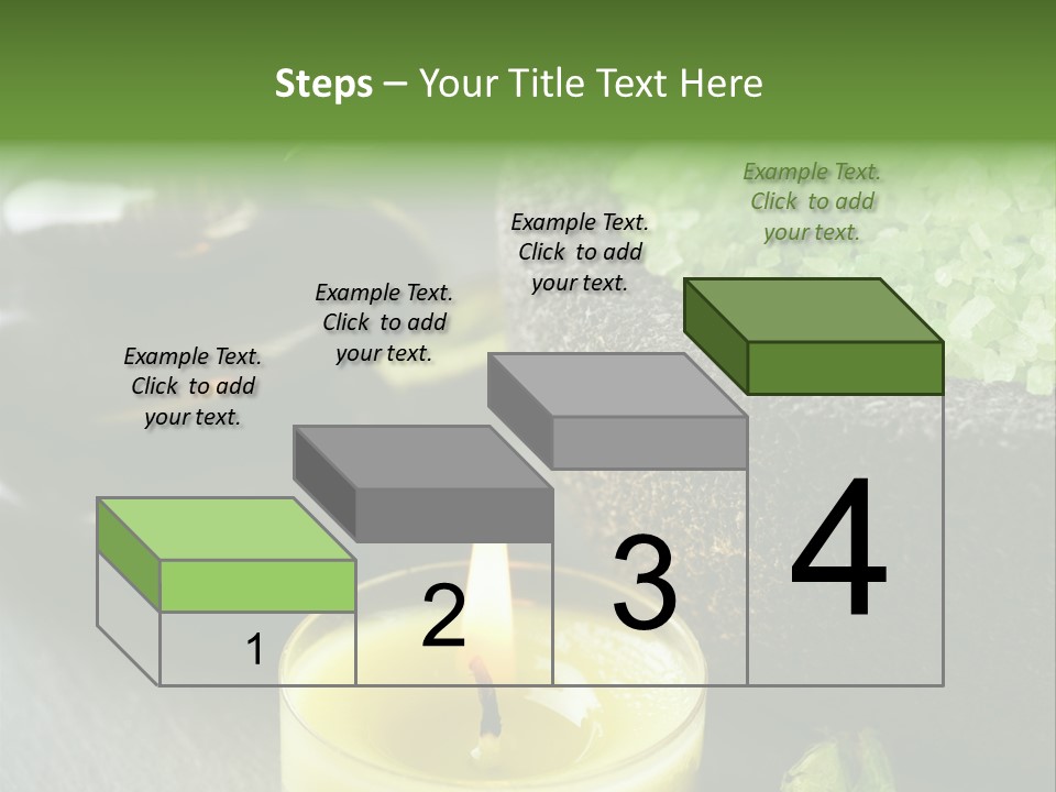 Life Relaxation Vertical PowerPoint Template