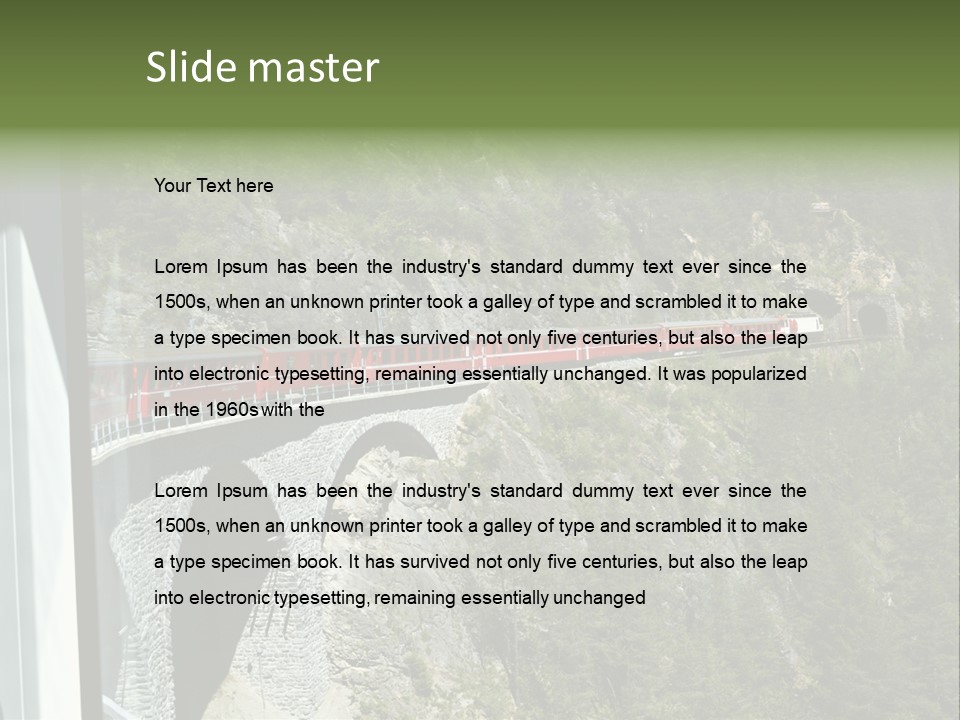 Seen Leisure Snow PowerPoint Template