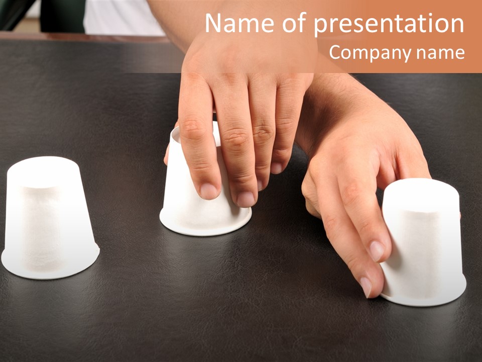 Criminal Trick Finger PowerPoint Template