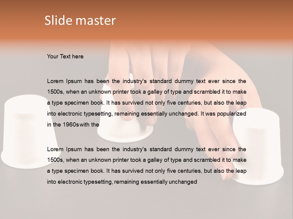 Criminal Trick Finger PowerPoint Template