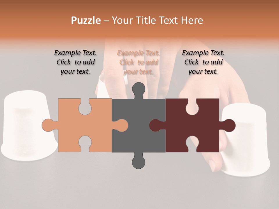 Criminal Trick Finger PowerPoint Template