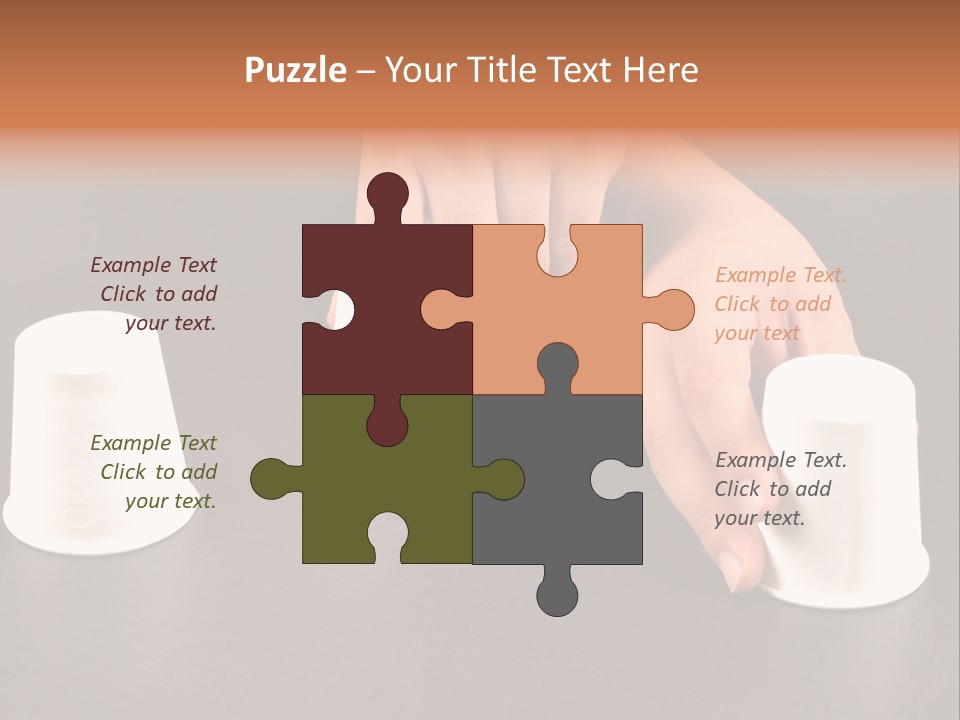 Criminal Trick Finger PowerPoint Template