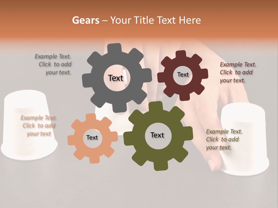 Criminal Trick Finger PowerPoint Template